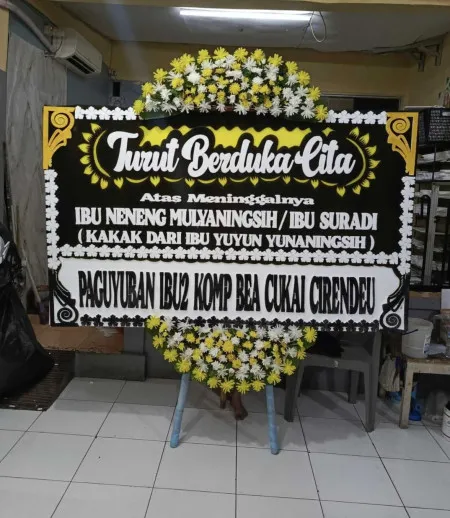 Papan Bunga Duka Kembangan Utara