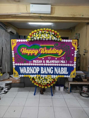 Papan Bunga di Kembangan Utara