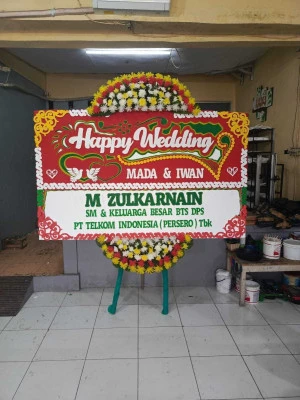 Papan Bunga di Kembangan Utara