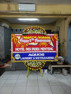 Papan Bunga di Kembangan Utara