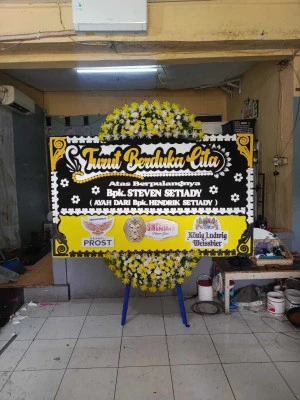Papan Bunga di Kembangan Utara