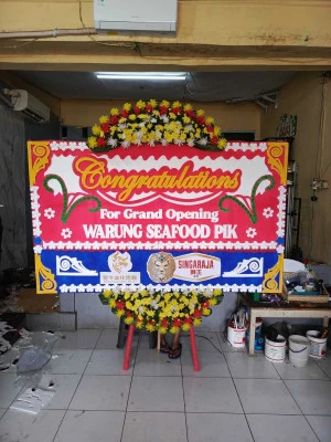 Papan Bunga di Kembangan Utara